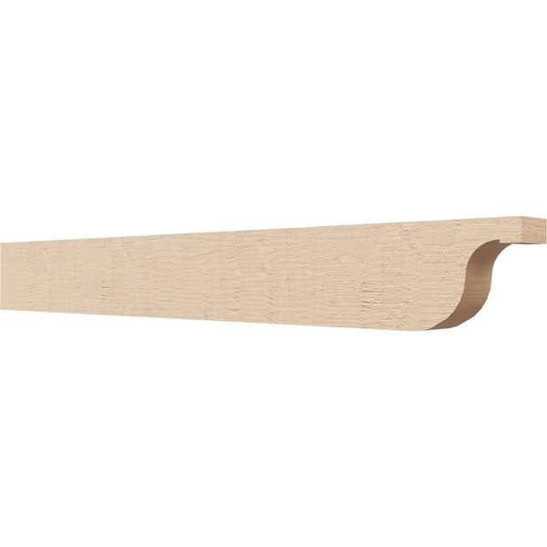 Ekena Millwork 2in. W x 4in. H x 32in. L Del Monte Woodgrain TimberThane Rafter Tail, Primed Tan RFTUR02X04X32DELRCPR - main